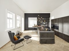 Cocina Moderna Portland Corona Antracita 7 Portland 404 - Anthrazit / Corona 19A - Arcticweiß Hochglanz