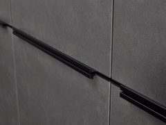 Cocina Moderna Ferro Soft Lack 3 Ferro - Blaustahl / Soft Lack - Arcticweiß softmatt